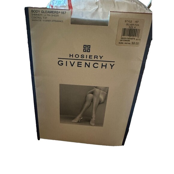 Givenchy Hosiery Body Gleamers SILVER FOX Control Top Size A - Picture 1 of 4